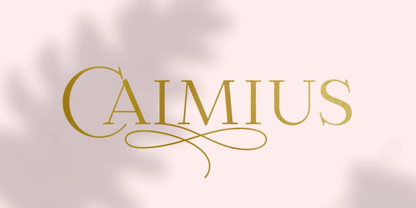 Пример шрифта Calmius